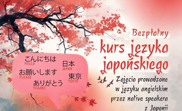 Bezpłatny kurs języka japońskiego 2026/2027 - VI edycja